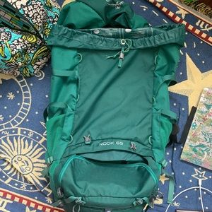 Osprey backpacking backpack green